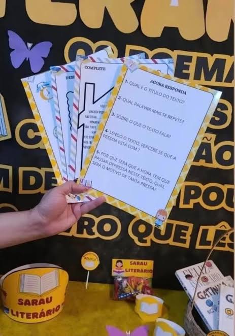 Projeto Pedagógico: Sarau Literário - Imagem 4